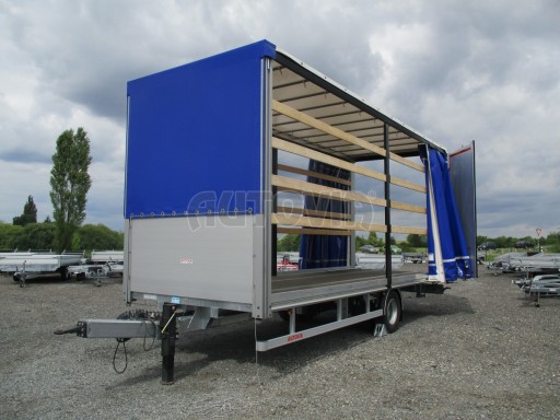 Jednonápravový 18-ti paletový vzduchem brzděný přívěs MD 10T B1 7,40x2,48/3,00 č.25