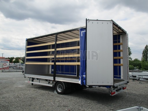 Jednonápravový 18-ti paletový vzduchem brzděný přívěs MD 10T B1 7,40x2,48/3,00 č.26