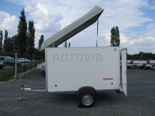Skříňový přívěs - dvoukřídlé dveře ZV 27 N1 O 2,50x1,48/1,65