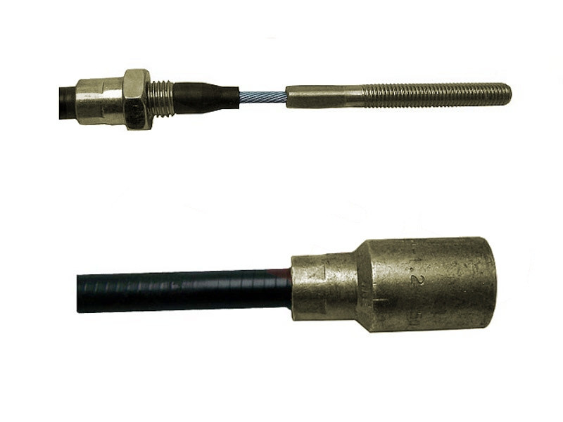 Lanovod brzdový KNOTT  730/940 mm, závit M8 č.1