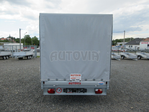 Valníkový přívěs s plachtou VER 2,7T 4,03x1,76/1,80 č.5