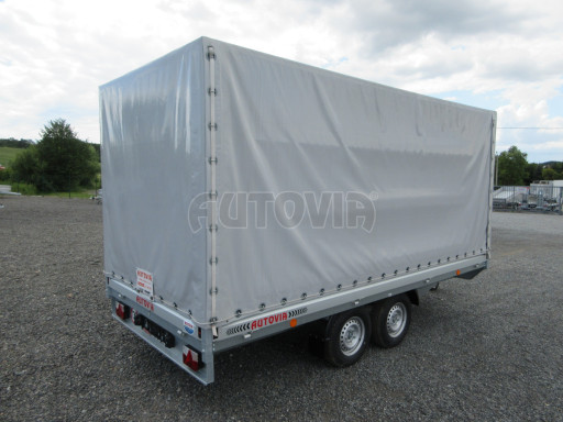 Valníkový přívěs s plachtou VER 2,7T 4,03x1,76/1,80 č.6