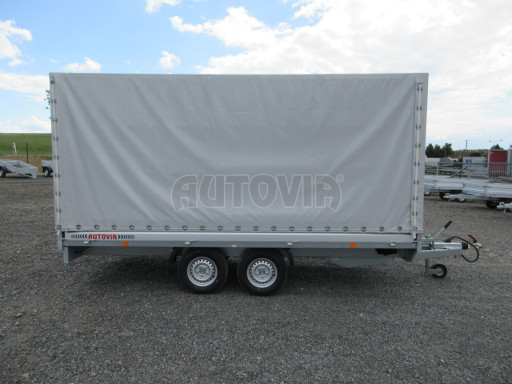 Valníkový přívěs s plachtou VER 2,7T 4,03x1,76/1,80 č.7