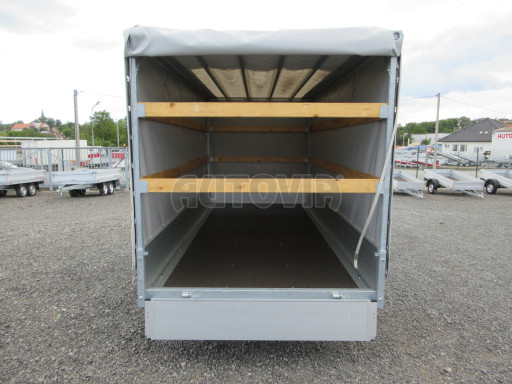 Valníkový přívěs s plachtou VER 2,7T 4,03x1,76/1,80 č.10