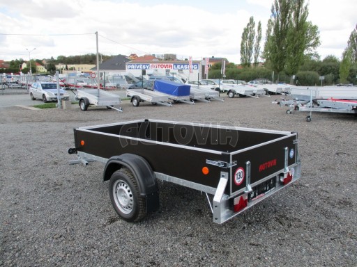 Nebrzděný přívěs pro přepravu 3ks europalet ZV 26 N1 2,50x1,30/0,35