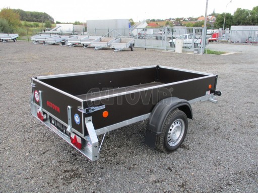 Nebrzděný přívěs pro přepravu 3ks europalet ZV 26 N1 2,50x1,30/0,35