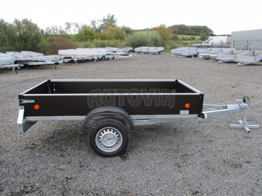 Nebrzděný přívěs pro přepravu 3ks europalet ZV 26 N1 2,50x1,30/0,35