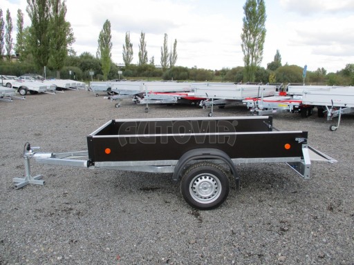 Nebrzděný přívěs pro přepravu 3ks europalet ZV 26 N1 2,50x1,30/0,35