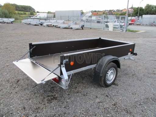 Nebrzděný přívěs pro přepravu 3ks europalet ZV 26 N1 2,50x1,30/0,35