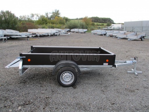 Nebrzděný přívěs pro přepravu 3ks europalet ZV 26 N1 2,50x1,30/0,35