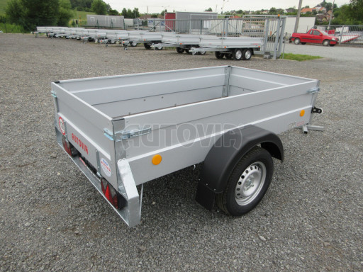 Předváděcí skladový přívěs, jednoosý nebrzděný PN 3 2,06x1,10/0,40 POČ