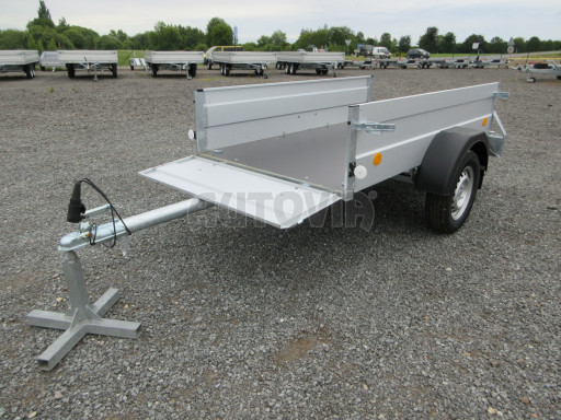 Předváděcí skladový přívěs, jednoosý nebrzděný PN 3 2,06x1,10/0,40 POČ