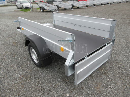 Předváděcí skladový přívěs, jednoosý nebrzděný PN 3 2,06x1,10/0,40 POČ