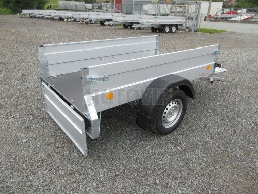 Předváděcí skladový přívěs, jednoosý nebrzděný PN 3 2,06x1,10/0,40 POČ