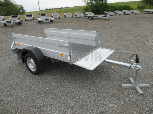 Předváděcí skladový přívěs, jednoosý nebrzděný PN 3 2,06x1,10/0,40 POČ