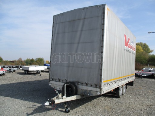 Bazar-dvouosý brzděný přívěs s plachtou DN 9 3,5T 6,10x2,47/3,05 č.2