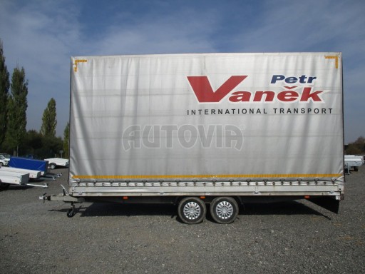 Bazar-dvouosý brzděný přívěs s plachtou DN 9 3,5T 6,10x2,47/3,05 č.3