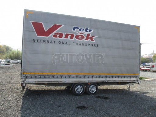 Bazar-dvouosý brzděný přívěs s plachtou DN 9 3,5T 6,10x2,47/3,05 č.7