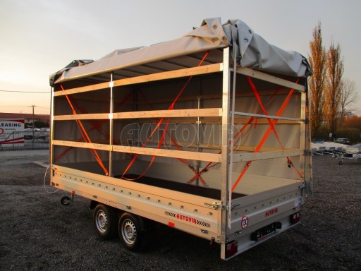 Dvounápravový přívěs s plachtou ZV 41 2,7T B2 4,17x2,01/2,10