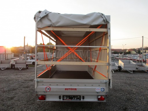 Dvounápravový přívěs s plachtou ZV 41 2,7T B2 4,17x2,01/2,10