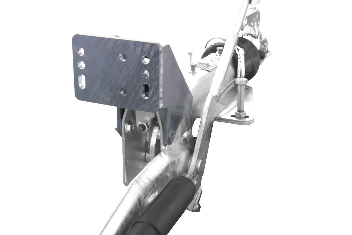 Konzola pro držák opěrného kolečka na brzdu KNOTT KF 7,5-20 č.4