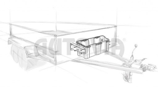 Držák boxu BLACKIT horizontální 273mm (sada pro 1 box) č.3