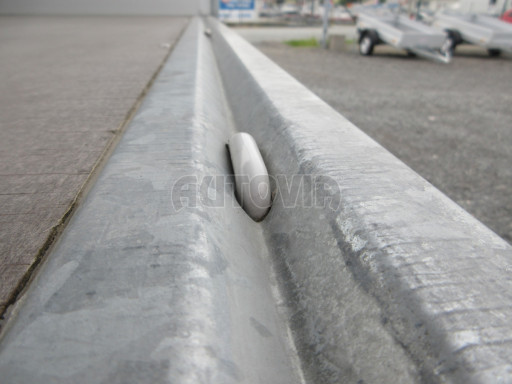 Třístranný sklopný přívěs ATS 3SKS 3,5T 3,32x1,70/1,70 nástavba, plachta, GITTER v elektrice