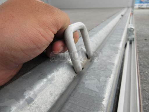 Třístranný sklopný přívěs ATS 3SKS 3,5T 3,32x1,70/1,70 nástavba, plachta, GITTER v elektrice