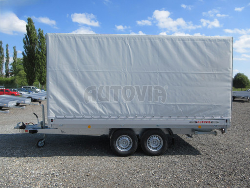 Dvouosý brzděný přívěs DN 3,5T B2 4,17x2,10/1,80