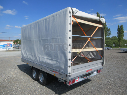 Dvouosý brzděný přívěs DN 3,5T B2 4,17x2,10/1,80