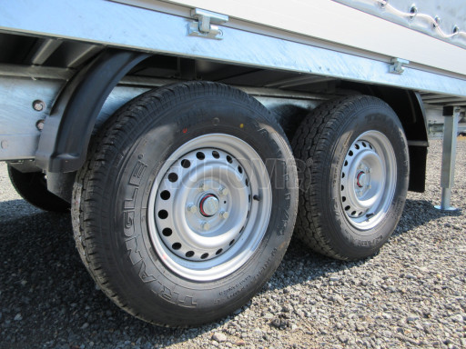 Dvouosý brzděný přívěs DN 3,5T B2 4,17x2,10/1,80