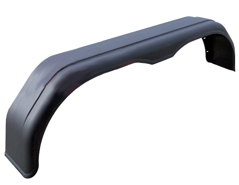 Blatník tandemový plast š240/v400/d1550 mm Autoflex černý č.1