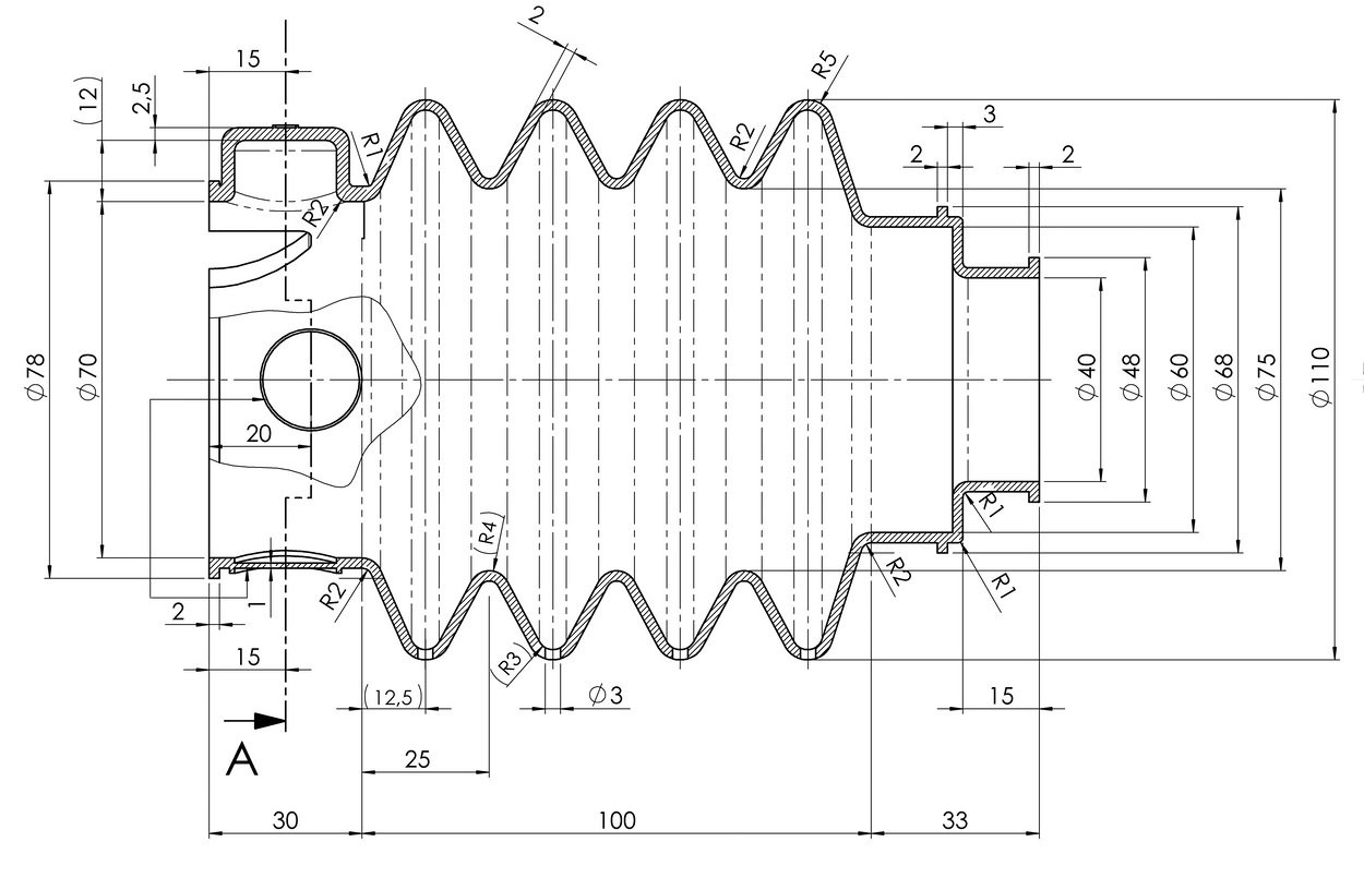 Manžeta ke stabilizátoru Winterhoff WS 3000 D+Z/D50 č.4
