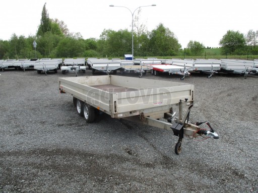 Hydraulicky sklopný přívěs - bazar AD 2,6T 4,15x1,88 č.2