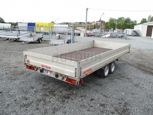 Hydraulicky sklopný přívěs - bazar AD 2,6T 4,15x1,88 č.5