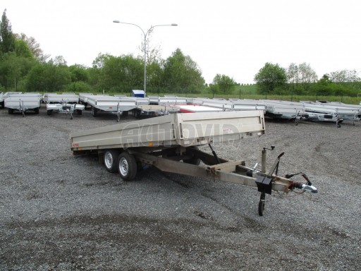 Hydraulicky sklopný přívěs - bazar AD 2,6T 4,15x1,88 č.1