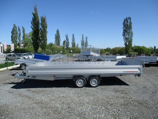 Přívěs pro převoz UNC a bagrů AD 3,5T 5,17x2,47/0,35 čelo