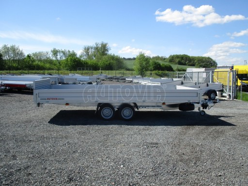 Přívěs pro převoz UNC a bagrů AD 3,5T 5,17x2,47/0,35 čelo