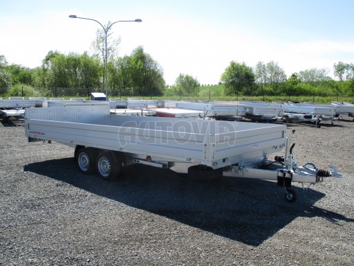 Přívěs pro převoz UNC a bagrů AD 3,5T 5,17x2,47/0,35 čelo