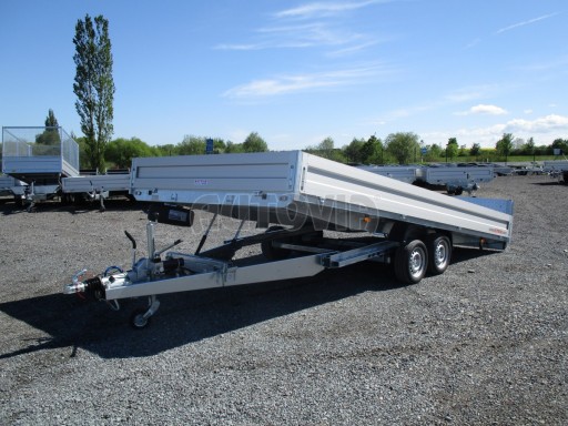 Přívěs pro převoz UNC a bagrů AD 3,5T 5,17x2,47/0,35 čelo