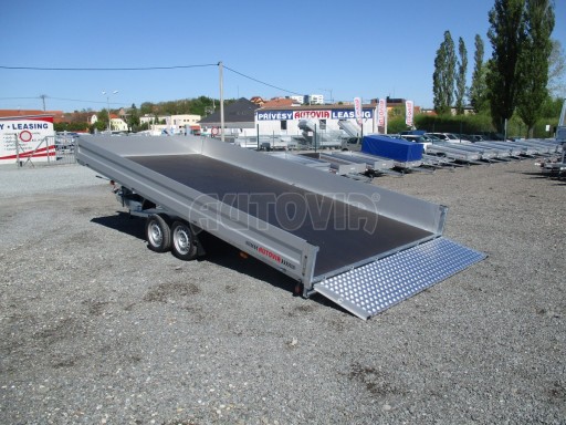 Přívěs pro převoz UNC a bagrů AD 3,5T 5,17x2,47/0,35 čelo