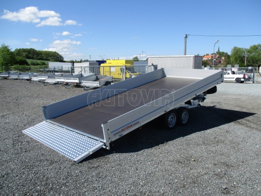 Přívěs pro převoz UNC a bagrů AD 3,5T 5,17x2,47/0,35 čelo