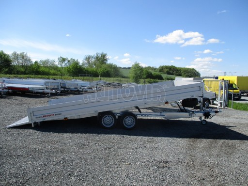 Přívěs pro převoz UNC a bagrů AD 3,5T 5,17x2,47/0,35 čelo