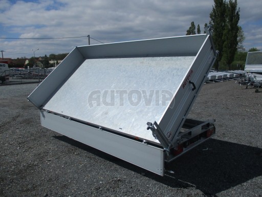 Třístranný sklopný přívěs PZ 3SKS 3,5T 3,60x1,76/0,35 kombi č.25