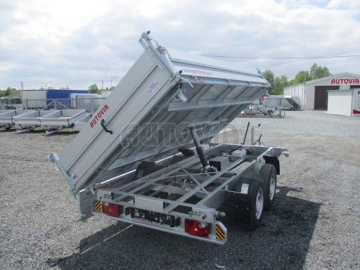 Třístranný sklopný přívěs PZ 3SKS 3,5T 3,60x1,76/0,35 kombi č.27