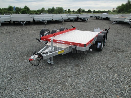 Přepravník zvedacích plošin a UNC HS 3,5T B2 3,94x1,85 RED* č.2