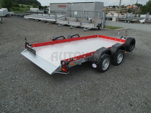 Přepravník zvedacích plošin a UNC HS 3,5T B2 3,94x1,85 RED* č.5