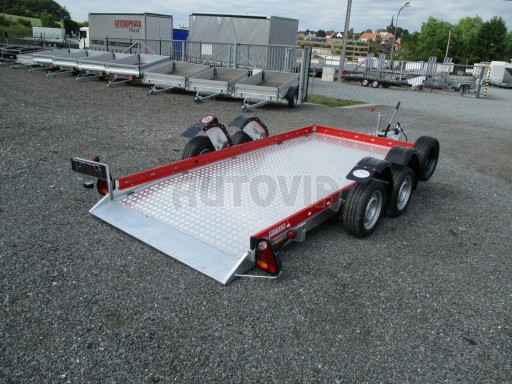 Přepravník zvedacích plošin a UNC HS 3,5T B2 3,94x1,85 RED* č.9