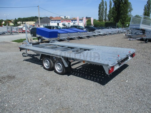 Sklápěcí přívěs pro přepravu aut KAR 11 3,0T 4,01x1,99 13