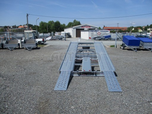 Sklápěcí přívěs pro přepravu aut KAR 11 3,0T 4,01x1,99 13